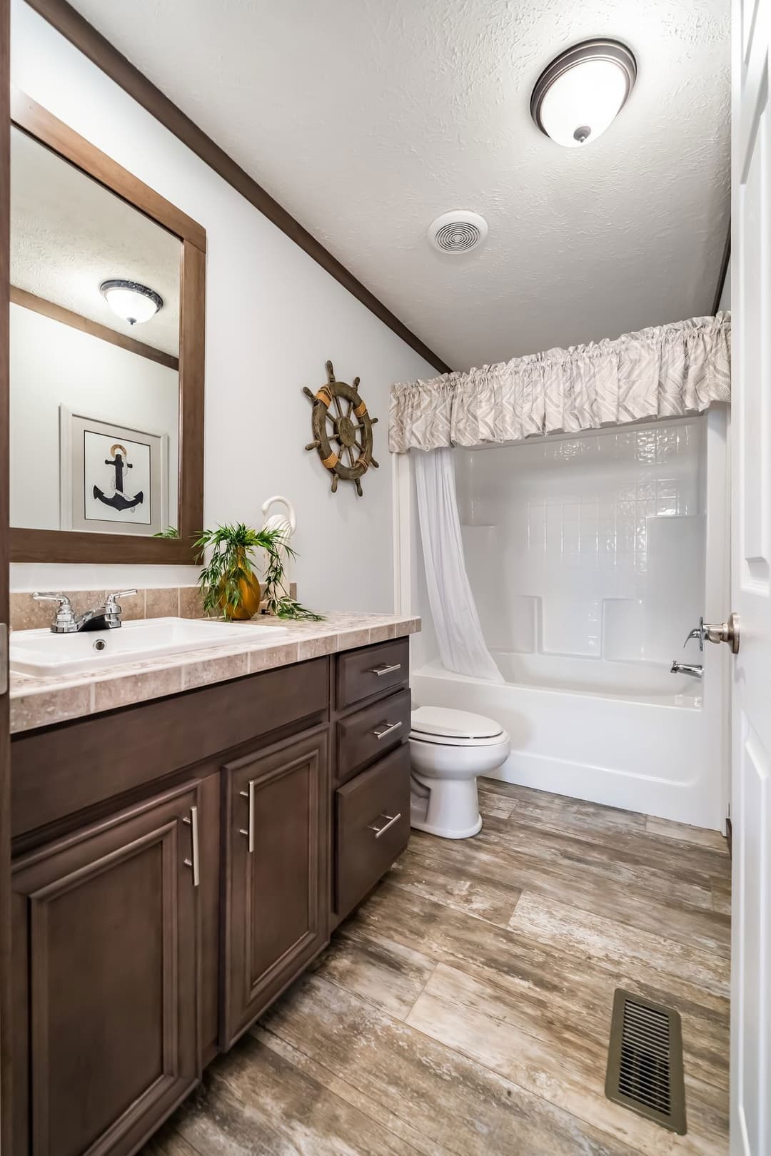 The turner bathroom home features