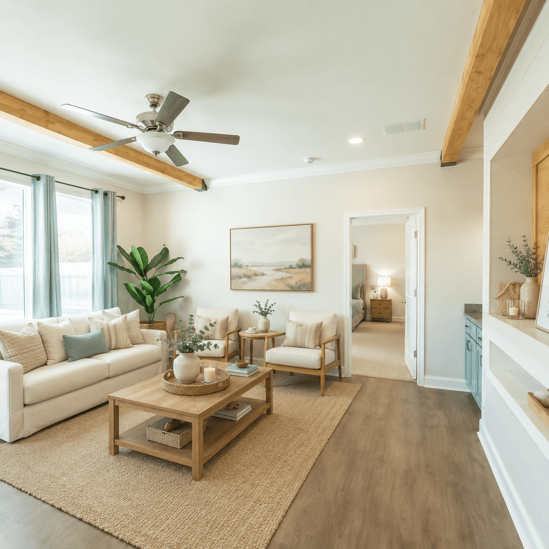 Cedar lake interior home features