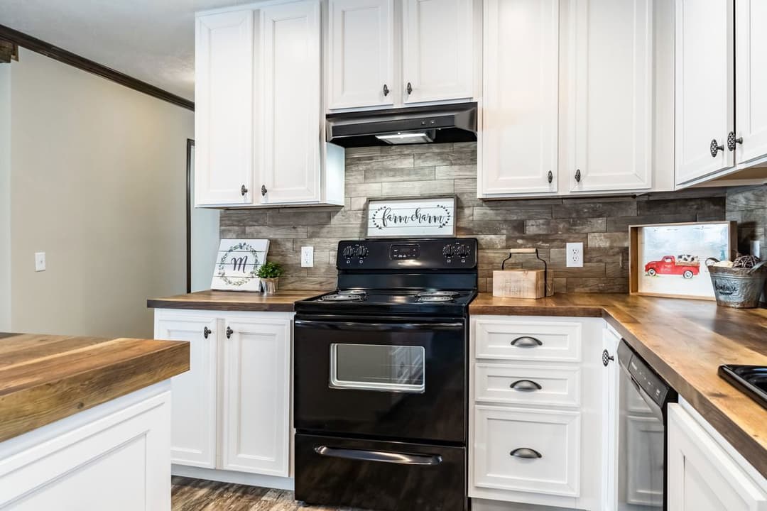 The stark kitchen home features