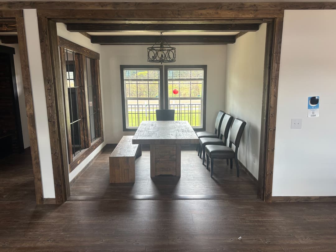 The mill house interior home features