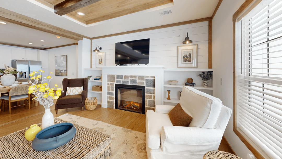 The reed interior home features