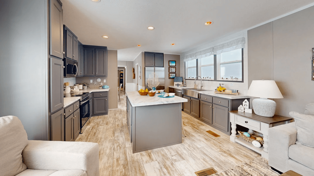 The driftwood hero and interior home features