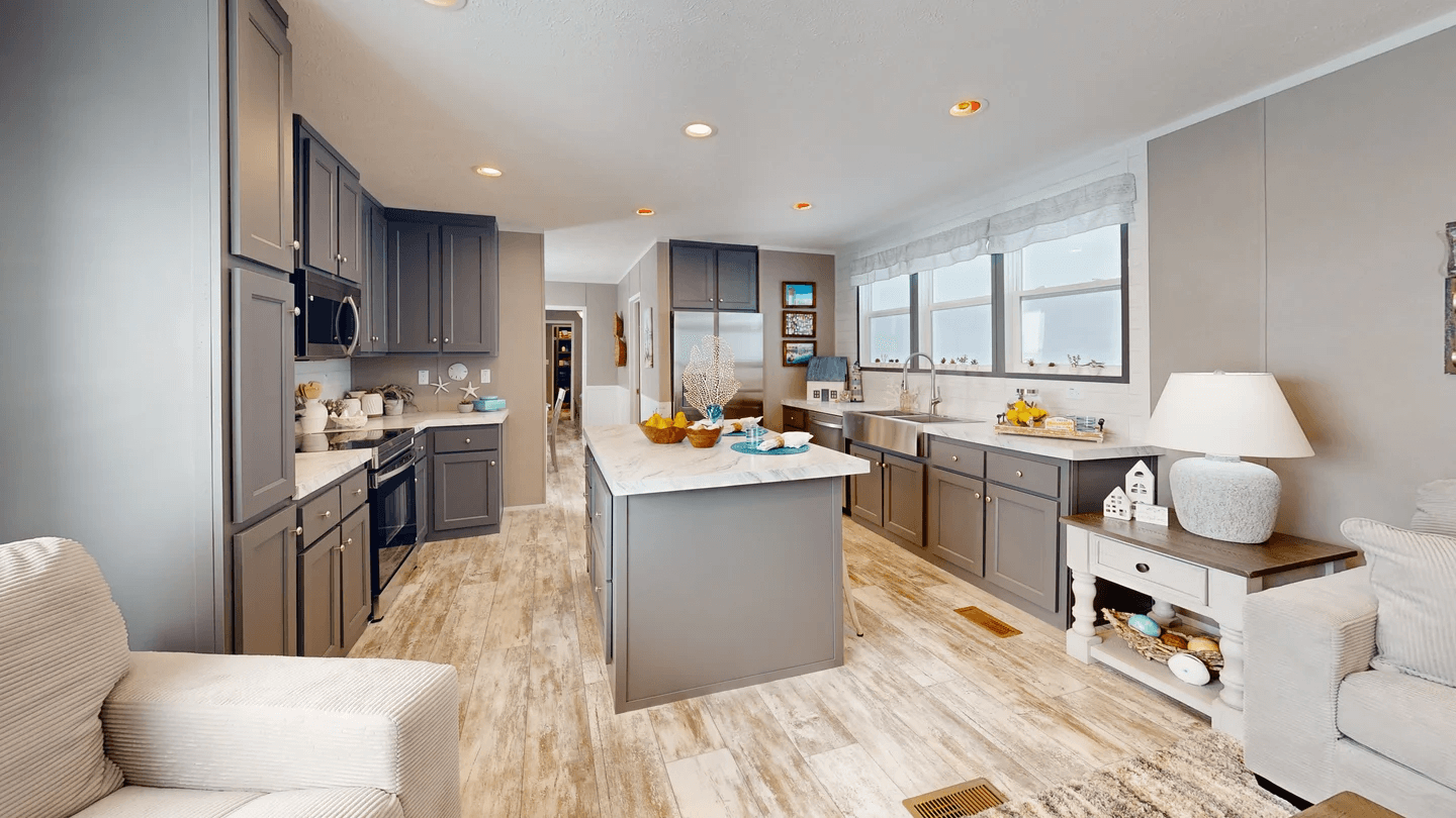 The driftwood hero and interior home features