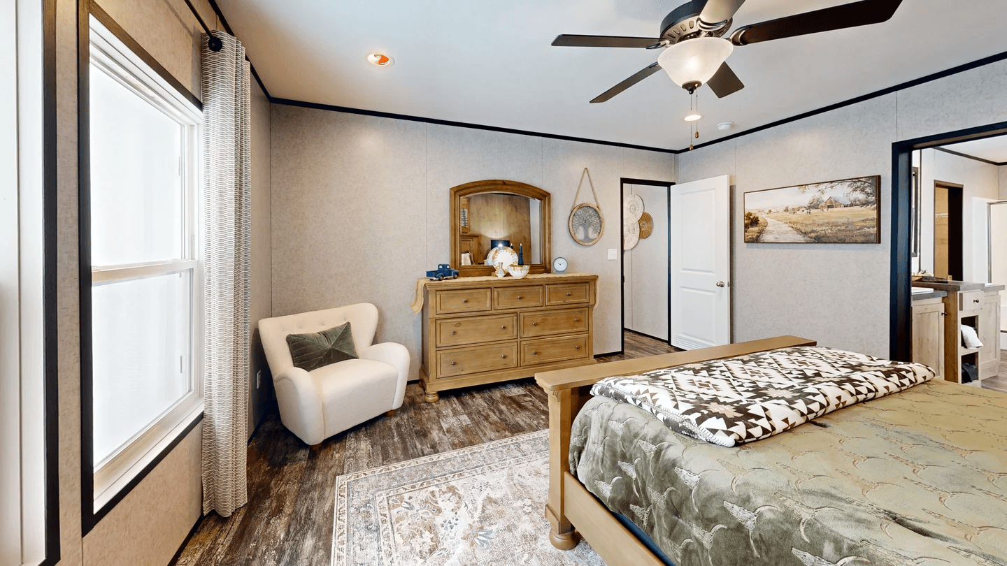 Tributary bedroom home features