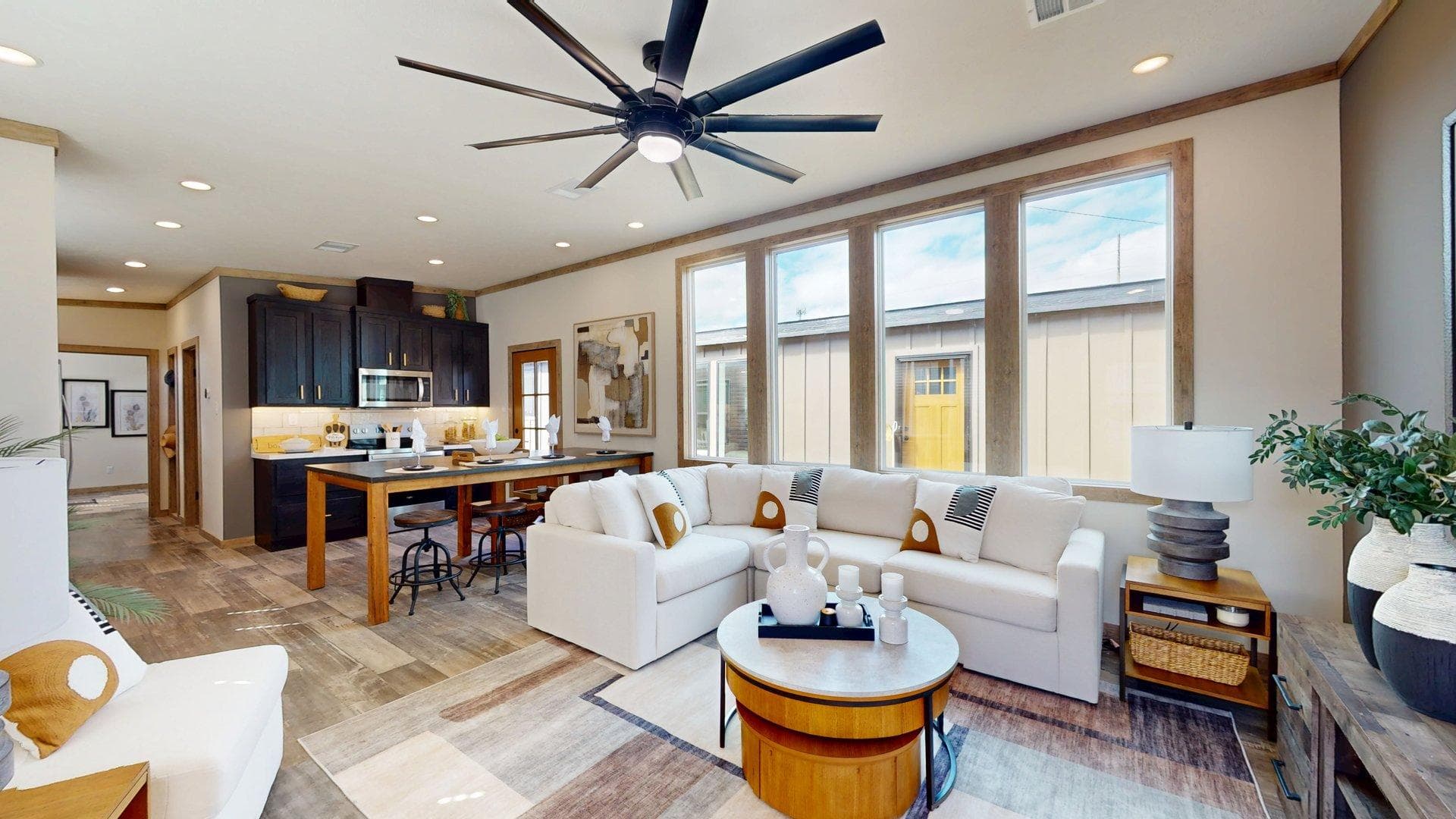 The keystone interior and hero home features