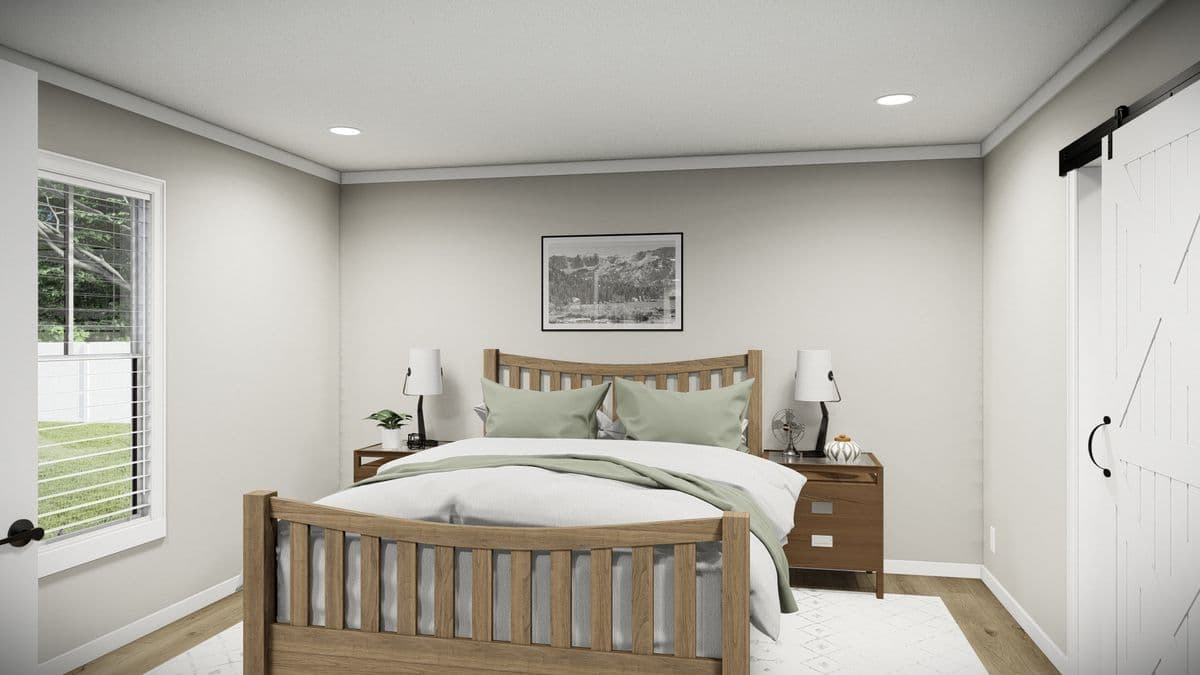 The washington bedroom home features