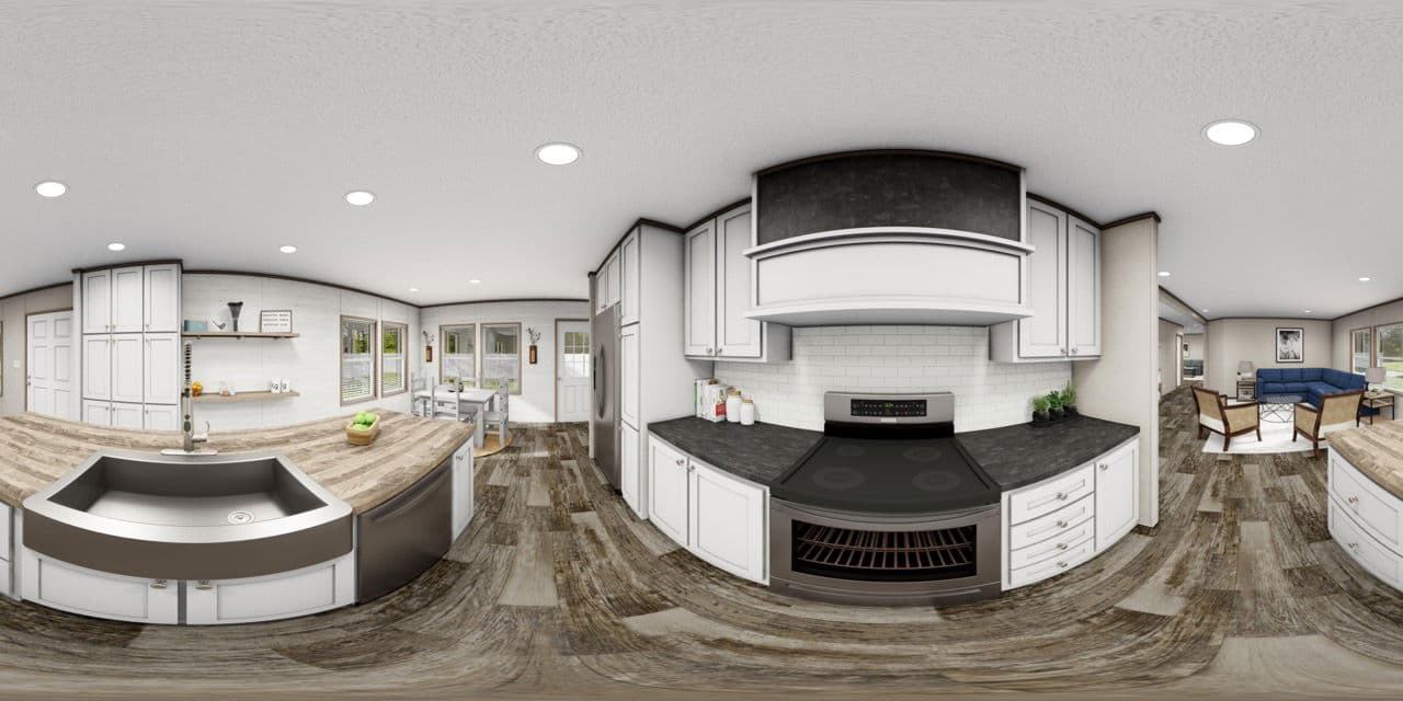 The southern farmhouse 1585 kitchen home features