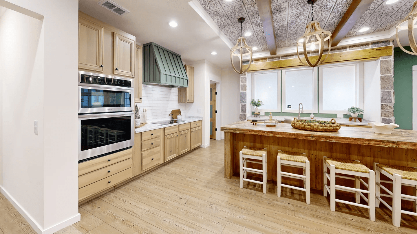 The rocking chair kitchen home features