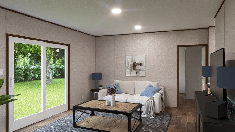 Oak  interior home features