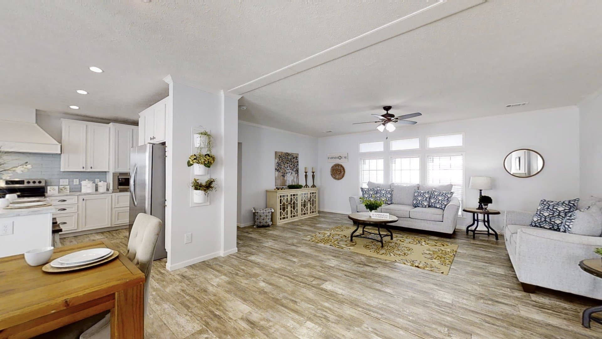 The ingram interior home features