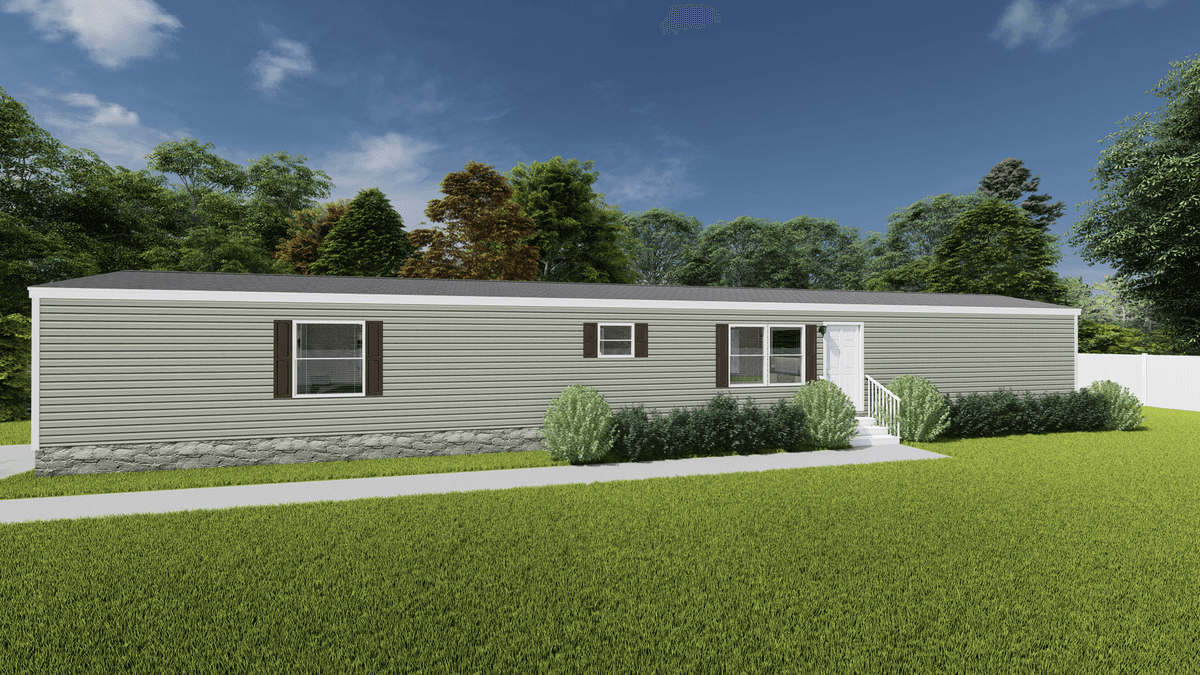 The willow elevation and exterior home features