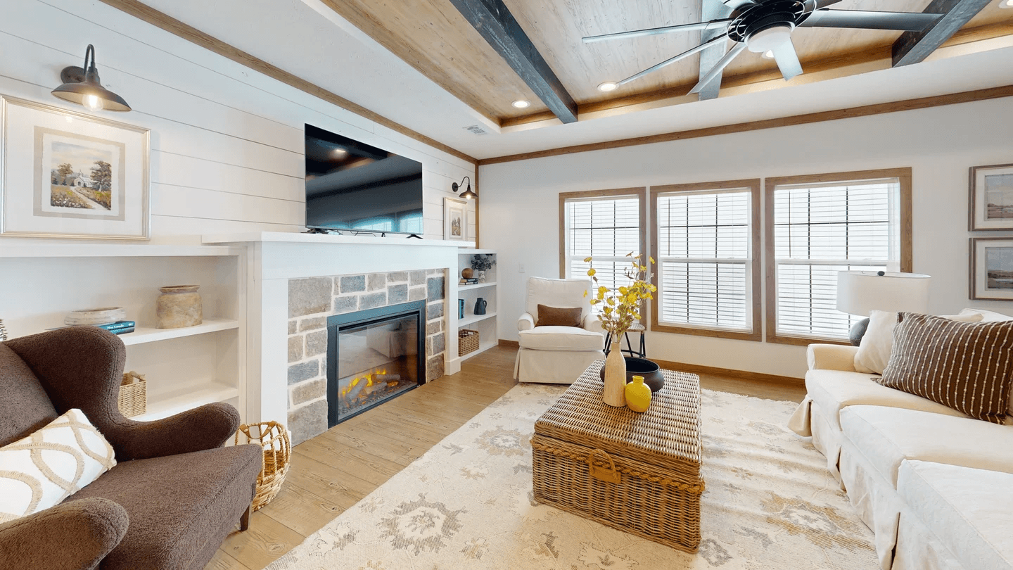 The reed interior home features
