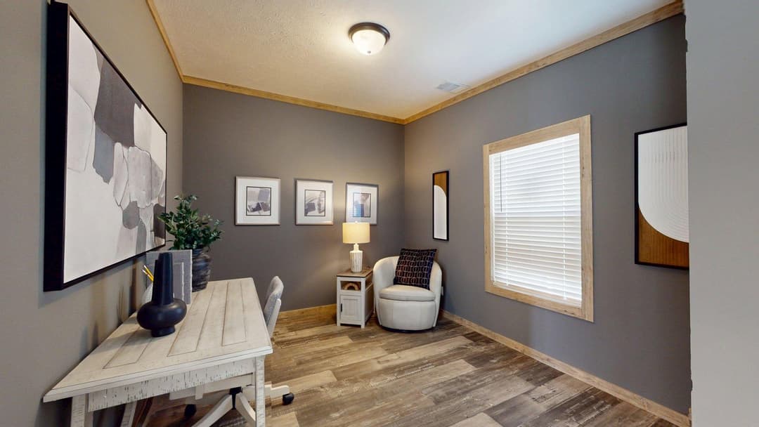 The keystone interior home features