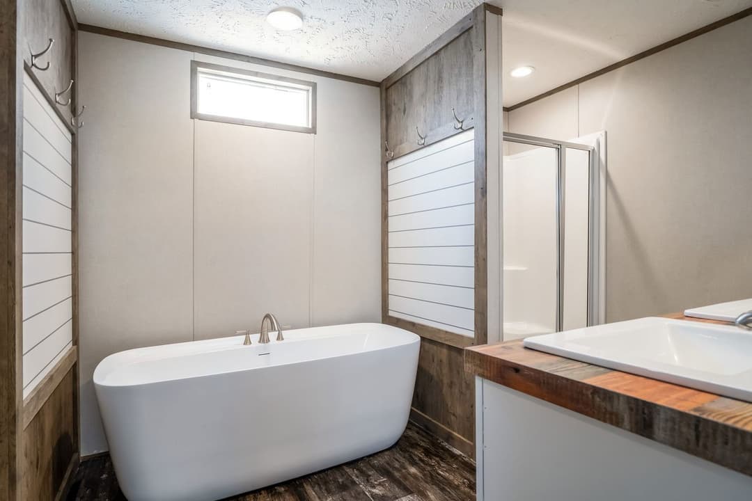 Anniversary entertainer bathroom home features
