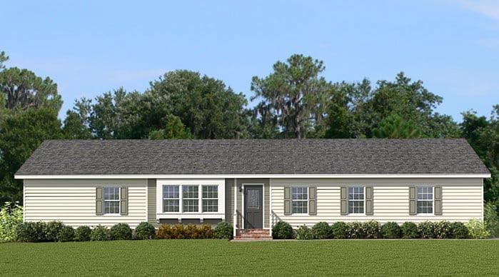 Lauderdale hero, elevation, and exterior home features