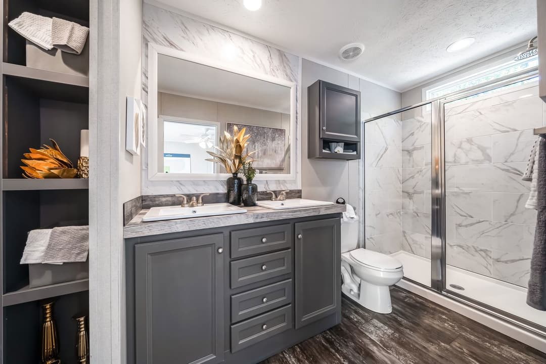 Riverview bathroom home features