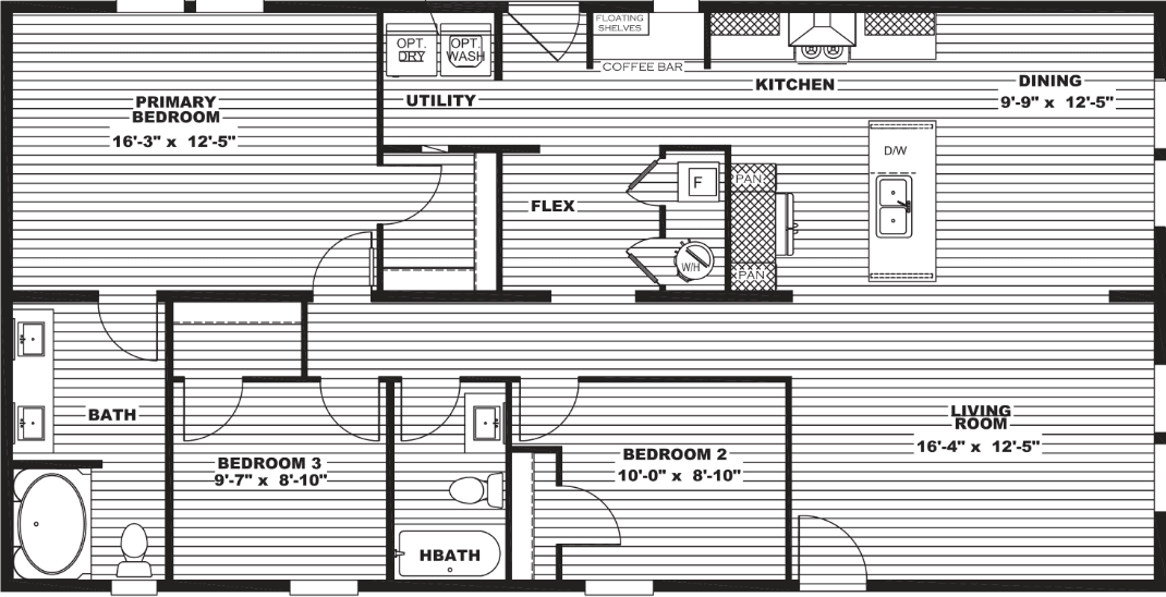 Cook floor plan home features