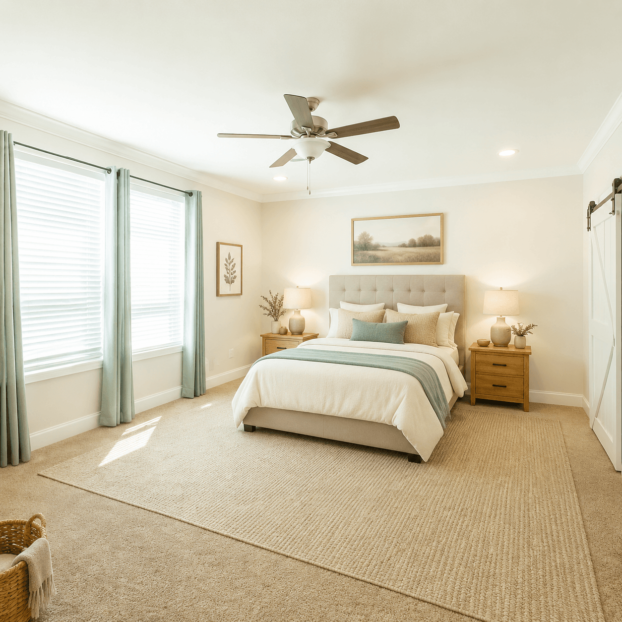 Cedar lake bedroom home features