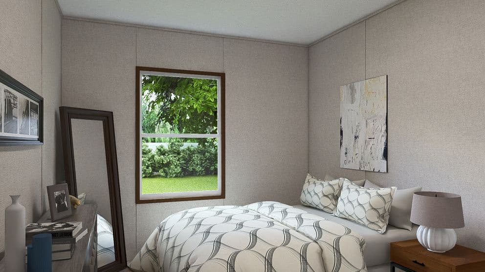 Oak  bedroom home features