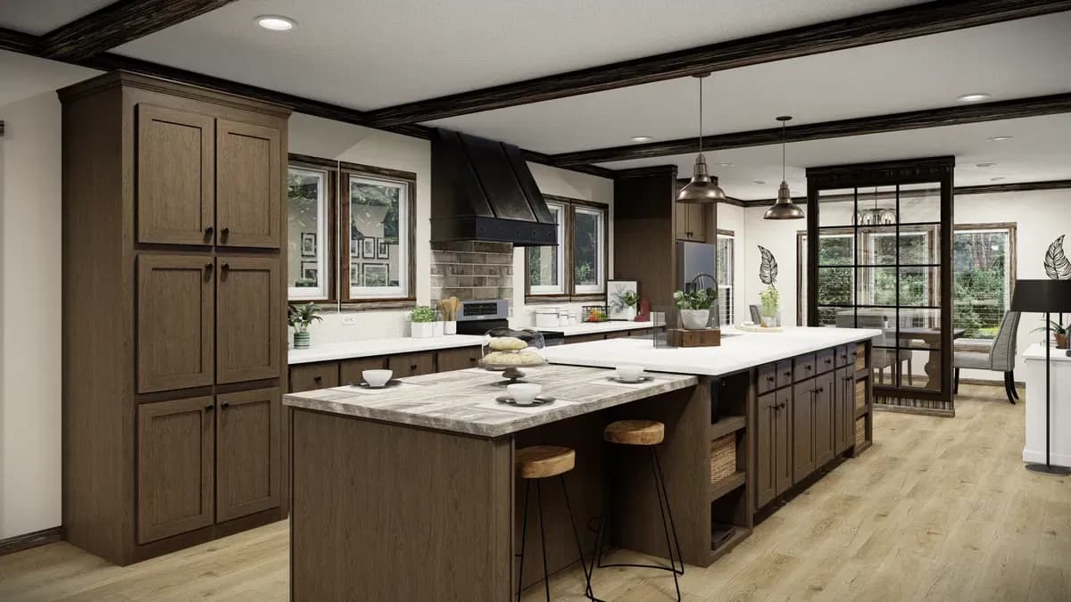 The anderson ii kitchen home features
