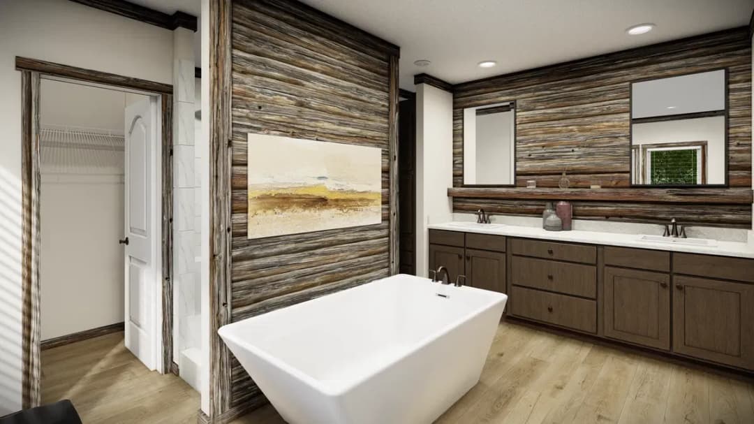 The anderson ii bathroom home features