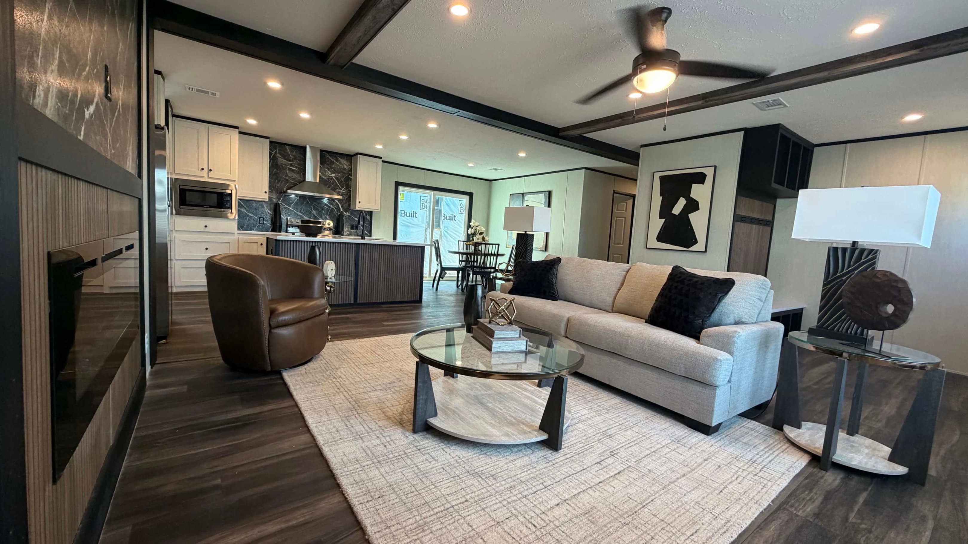 Dark nova interior and hero home features