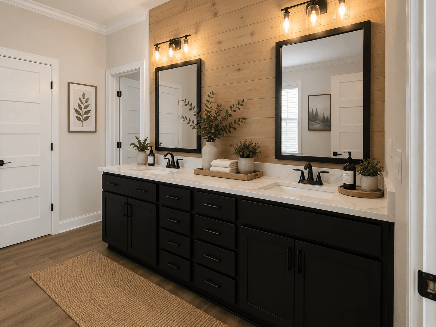 The riverview bathroom home features