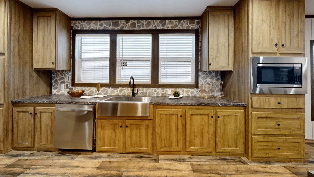 Mountain view kitchen home features