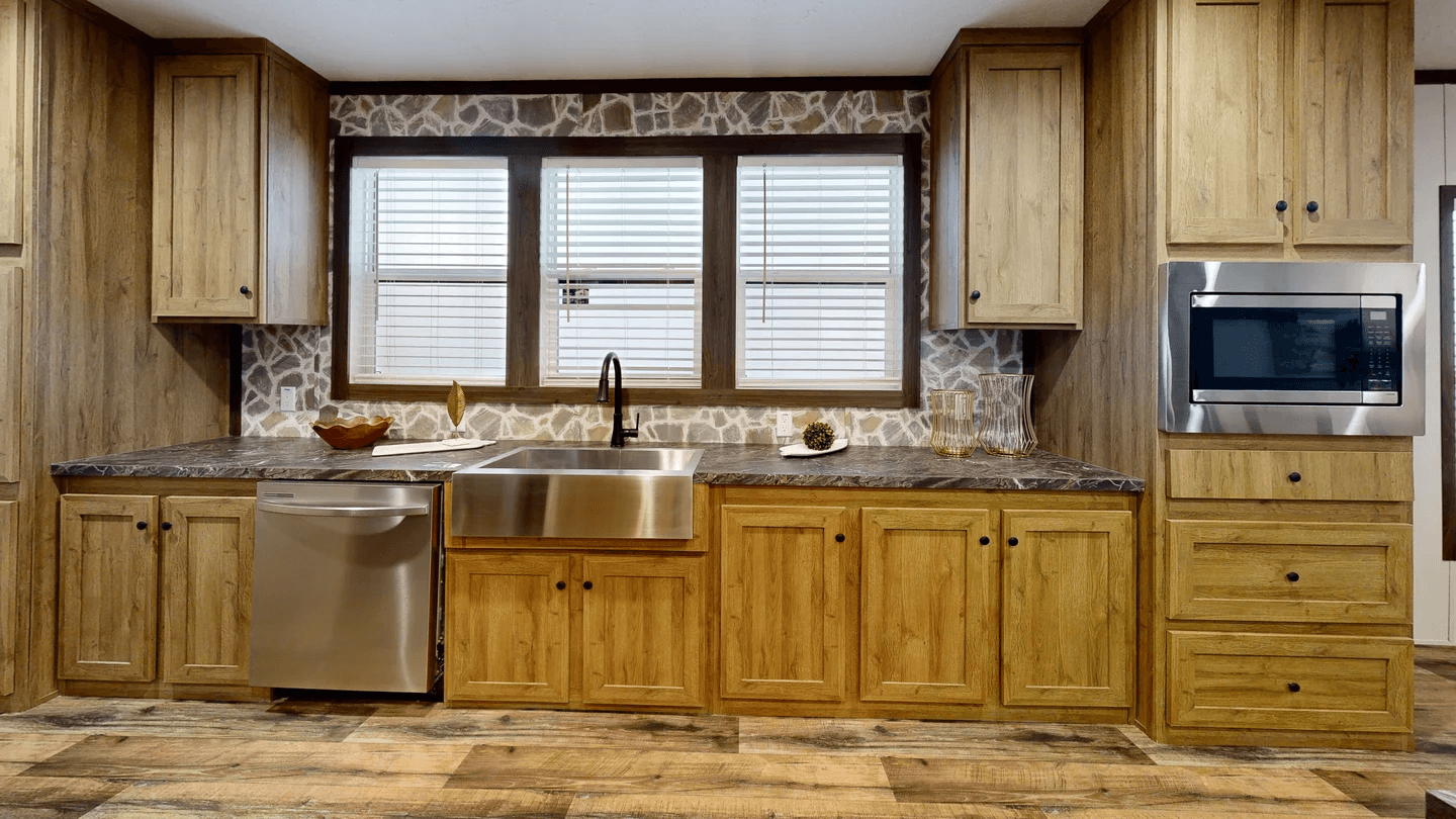 Mountain view kitchen home features