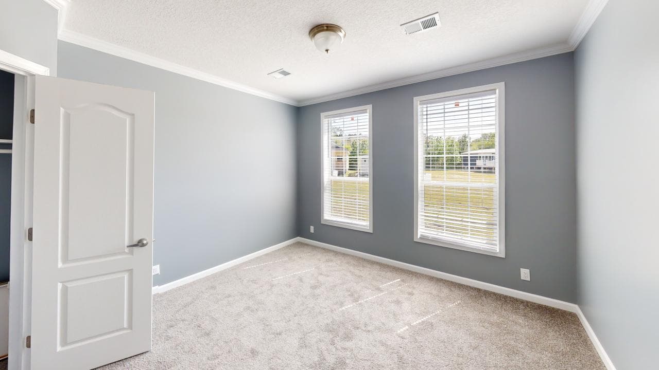 The riverview bedroom home features