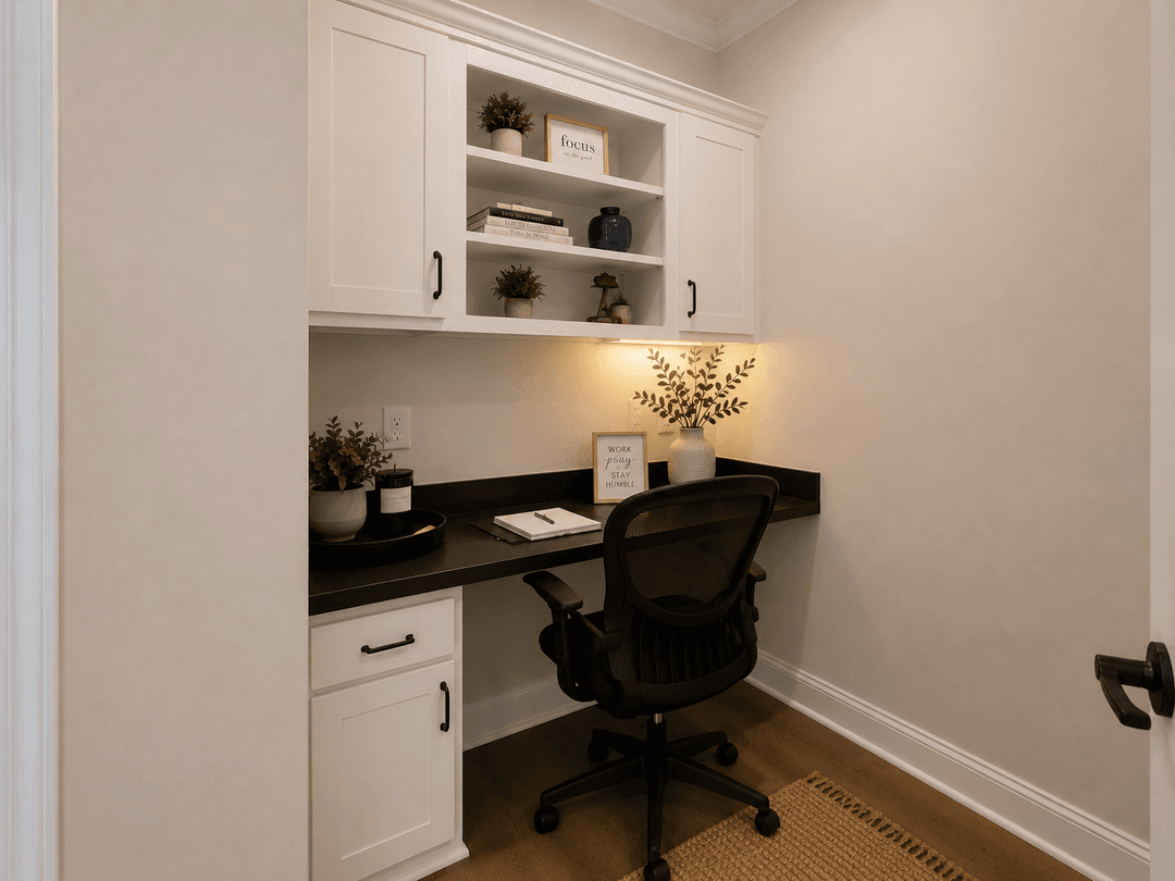 The riverview interior home features