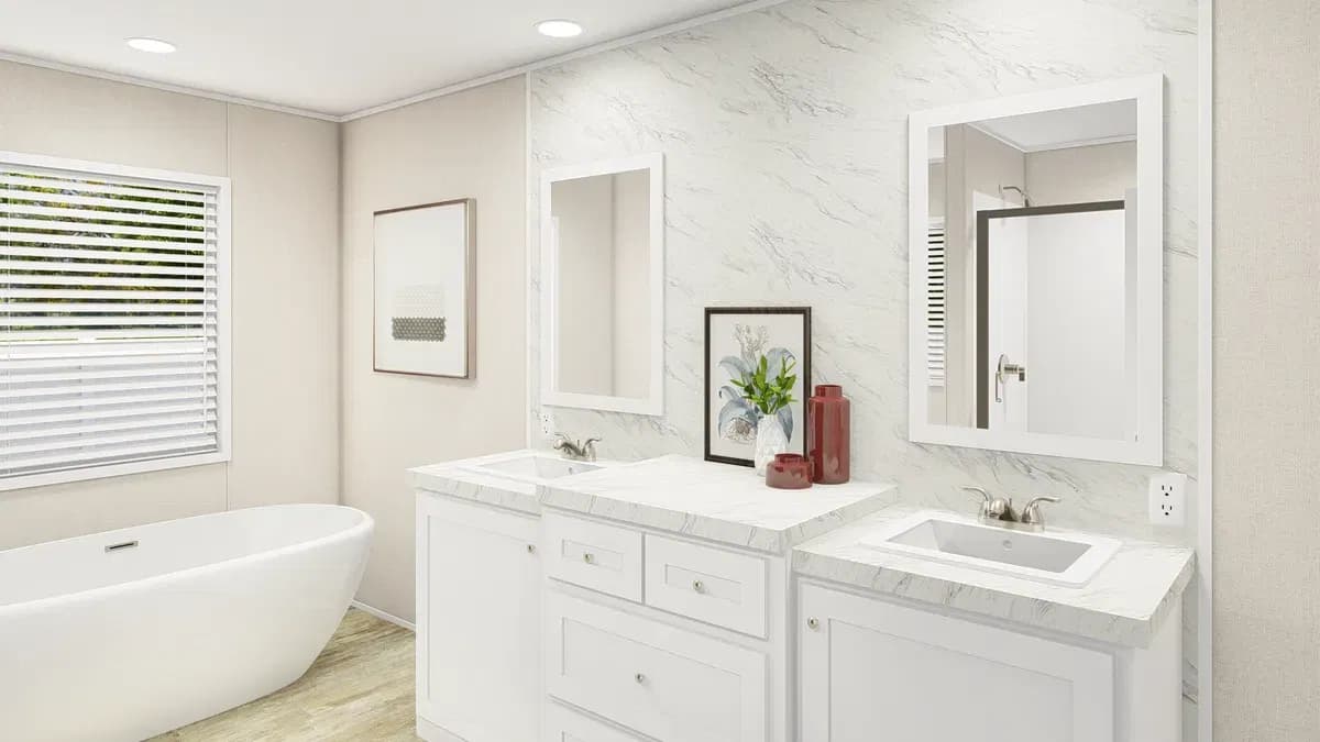 Grand living 76 bathroom home features