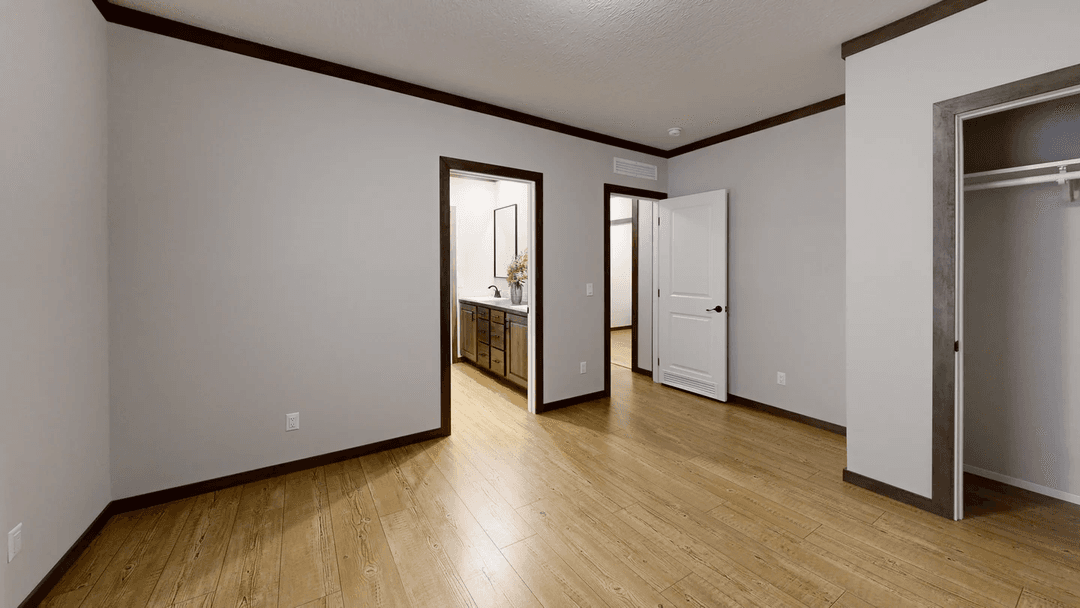 The keep bedroom home features