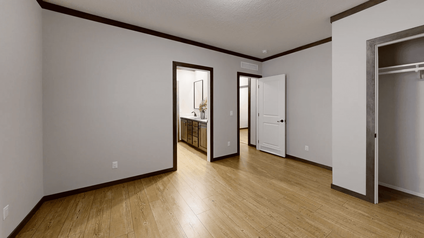 The keep bedroom home features