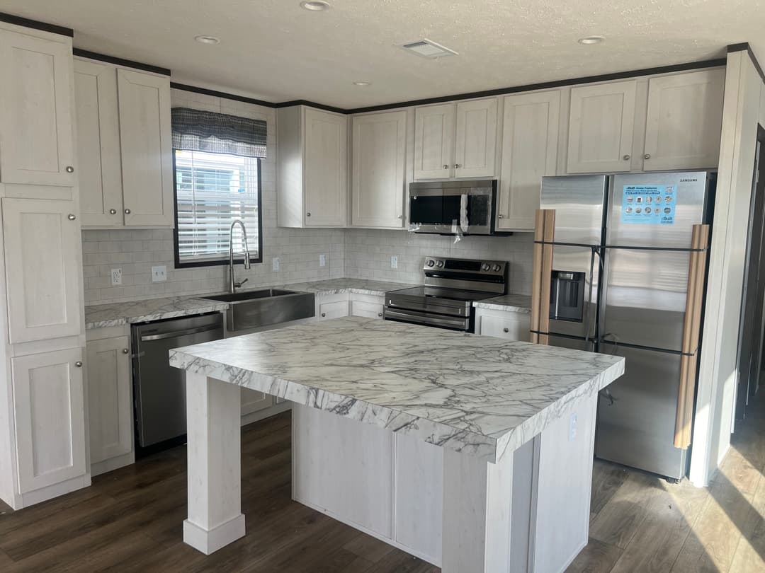 The lodge kitchen home features