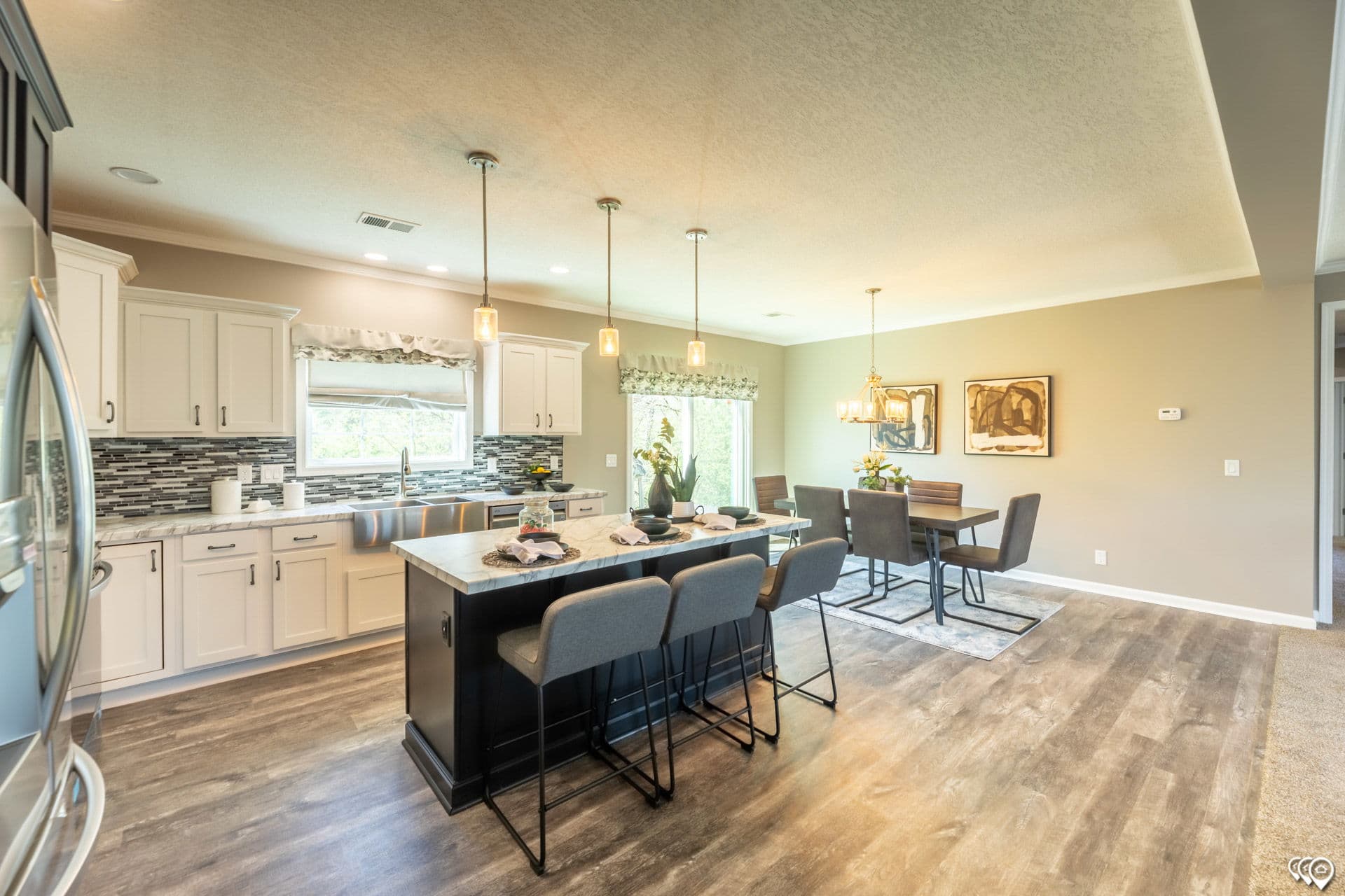 The grove kitchen home features