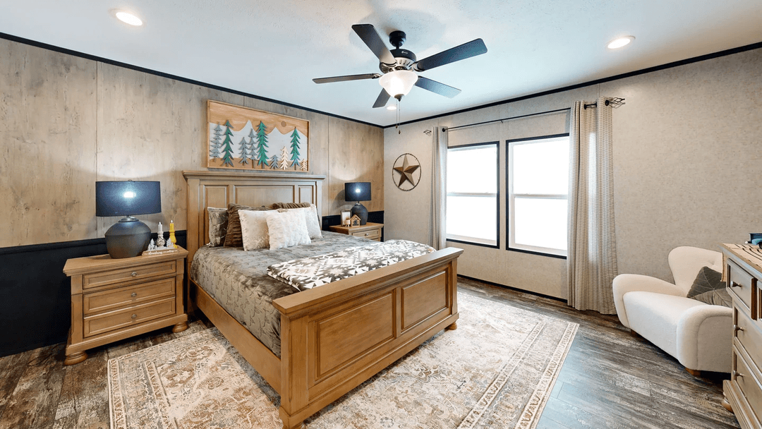 Tributary bedroom home features