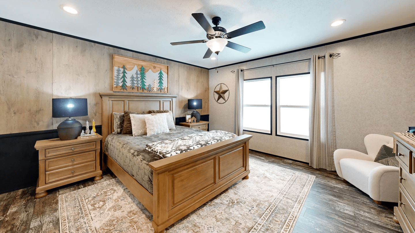Tributary bedroom home features