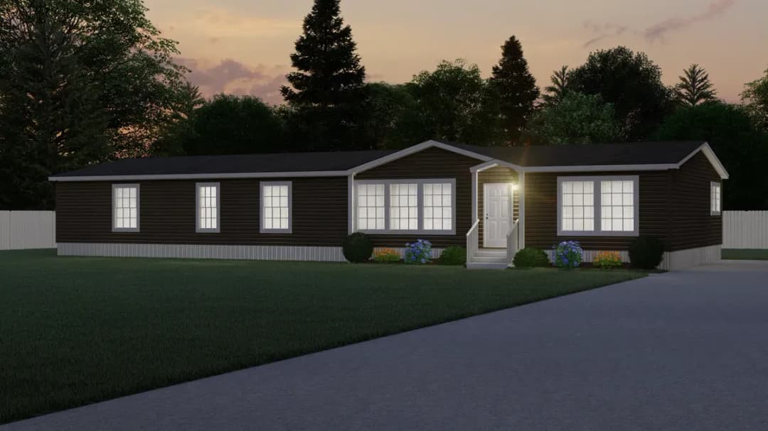 The leahy elevation and exterior home features