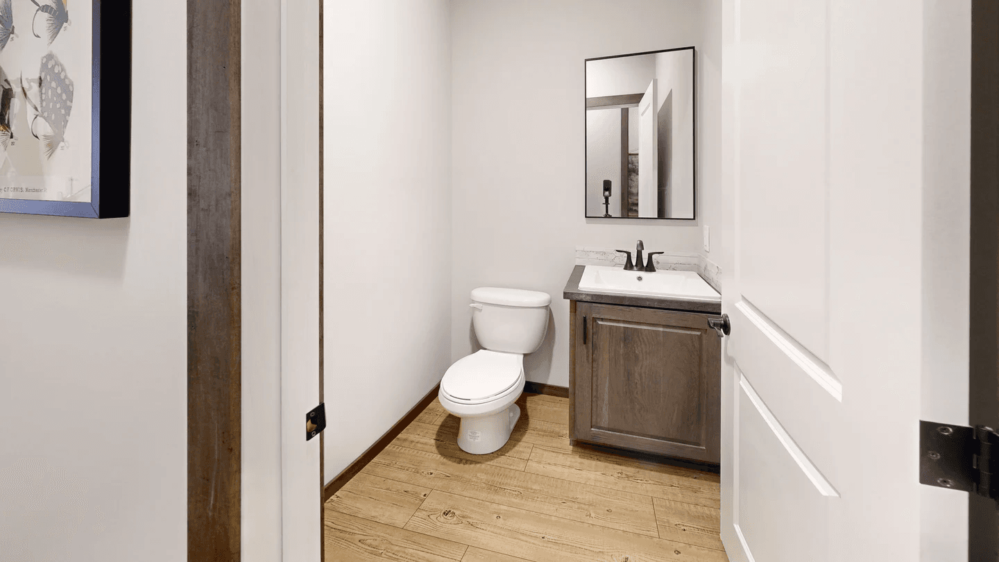 The keep bathroom home features