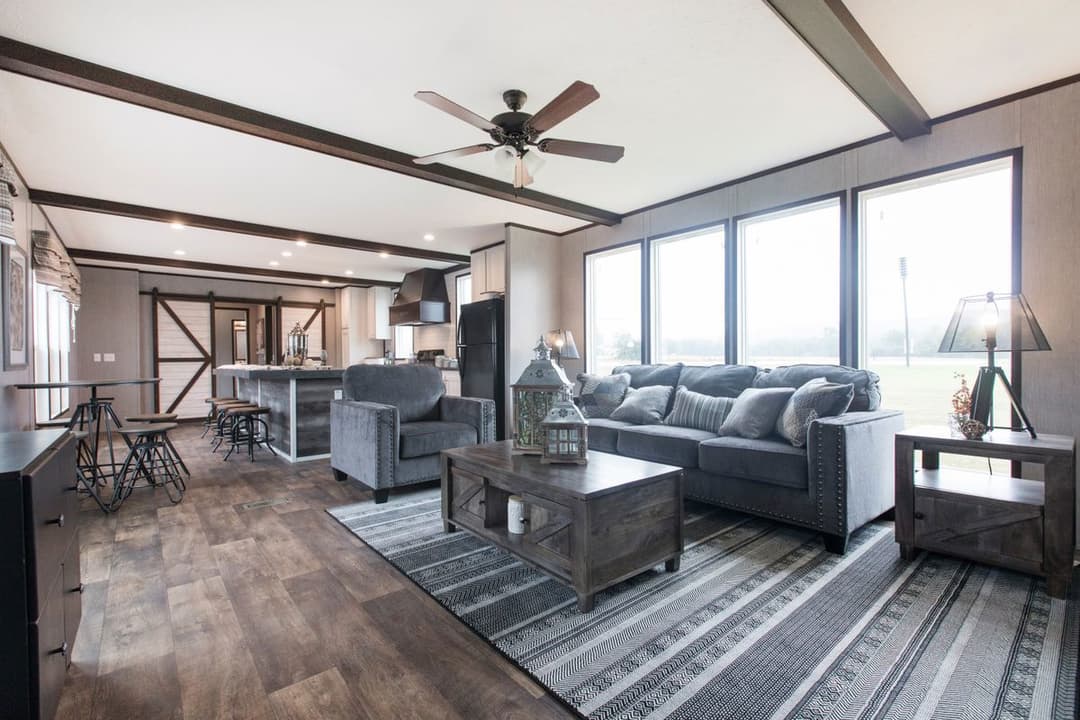 The seaside 1200 interior home features