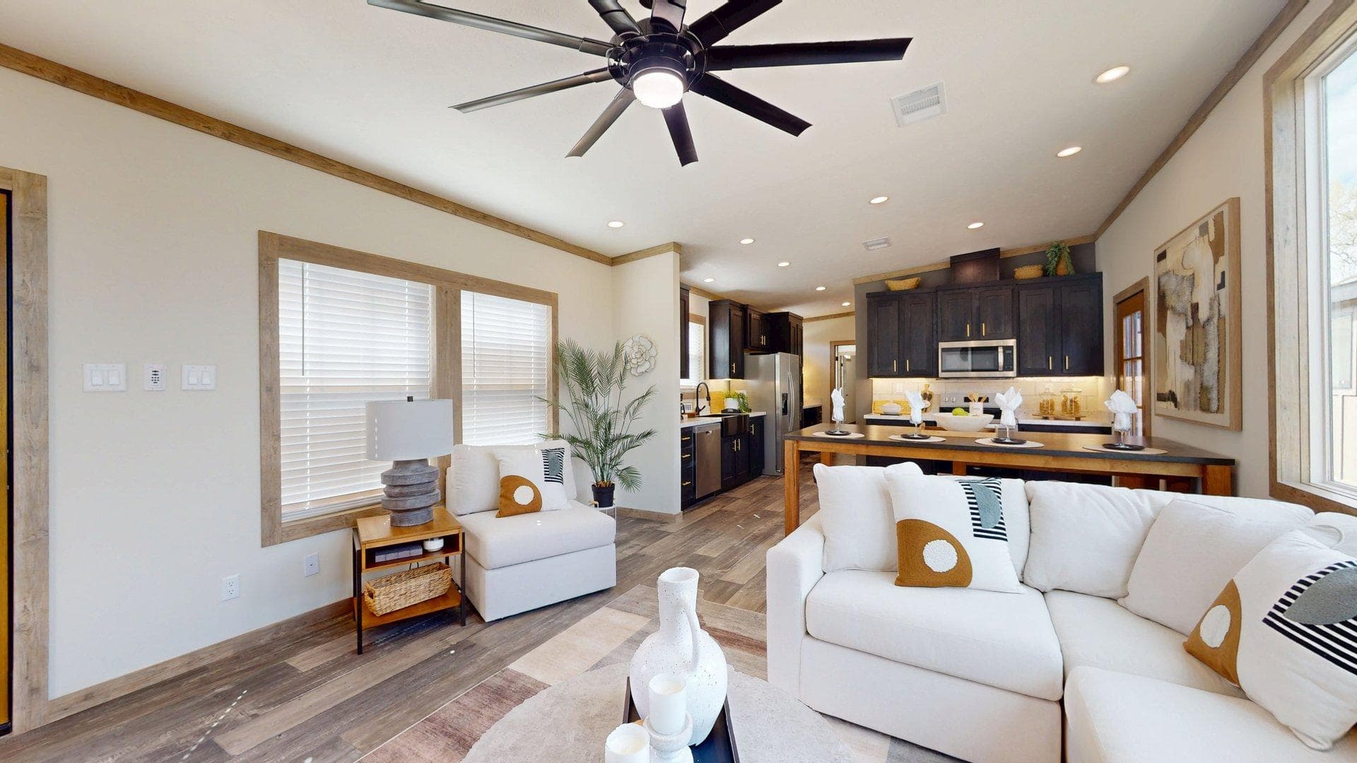 The keystone interior home features