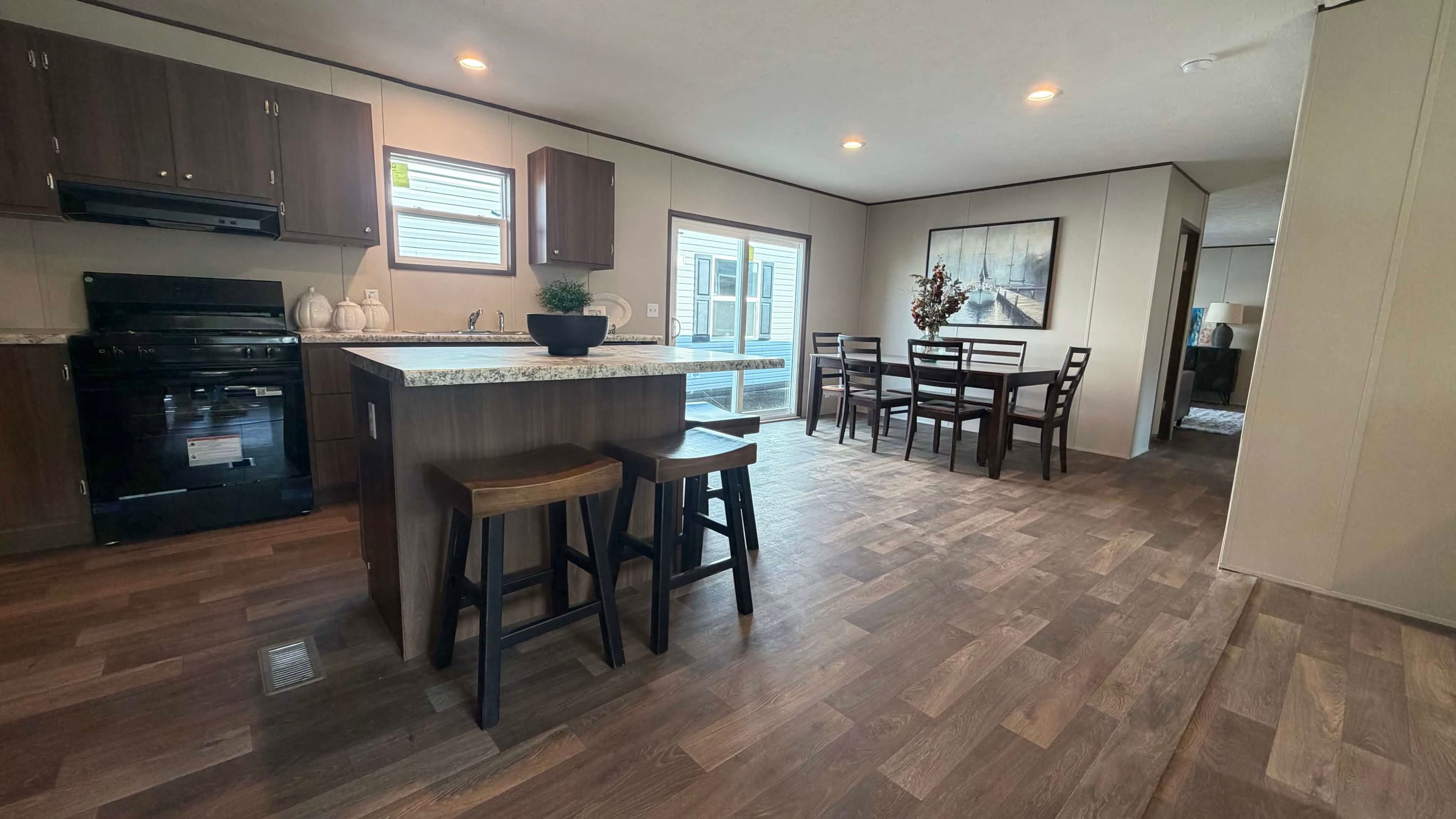 Redwood interior home features