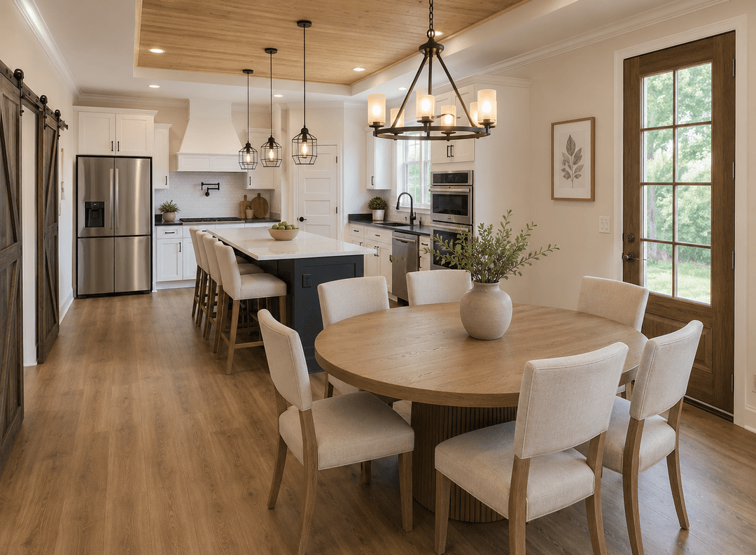 The riverview kitchen and interior home features