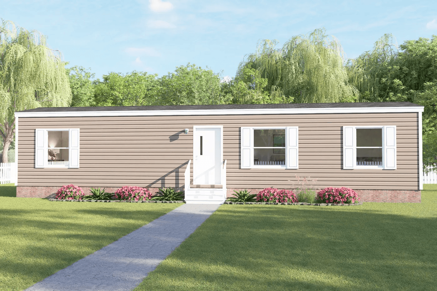 Tulip exterior home features