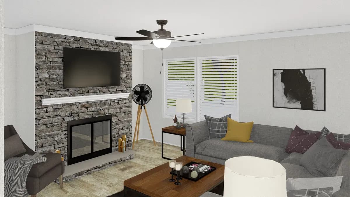 Grand living 76 interior home features