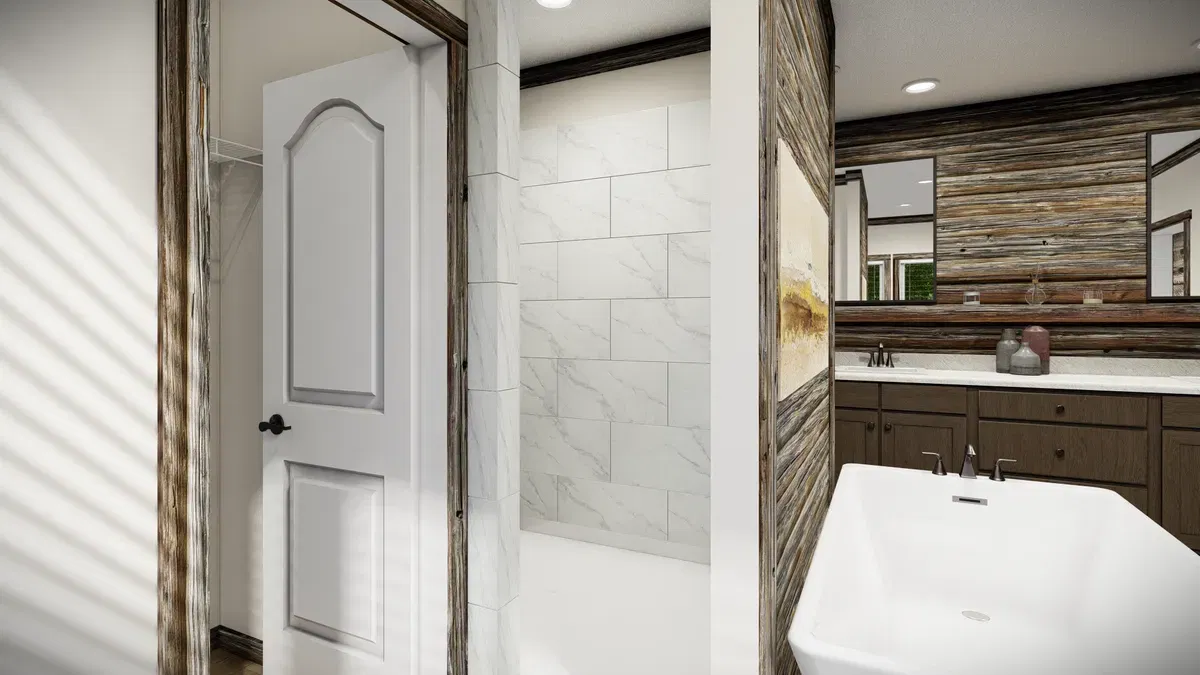 The anderson ii bathroom home features