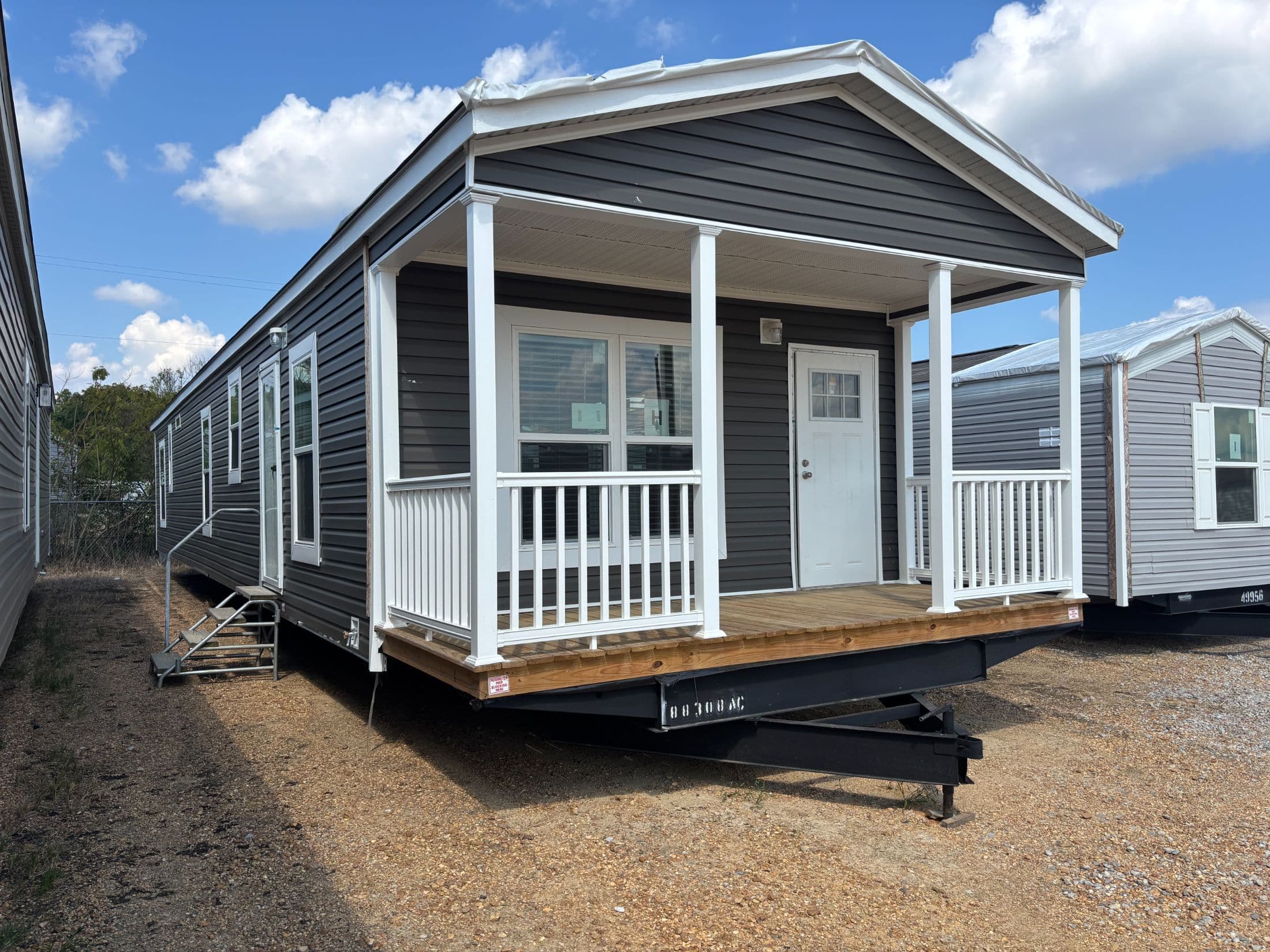 The lodge hero, elevation, and exterior home features